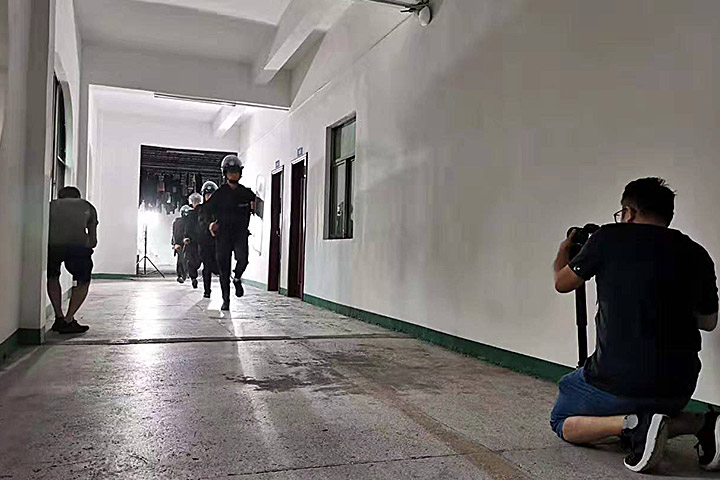 大岭山公安局形象片拍摄花絮