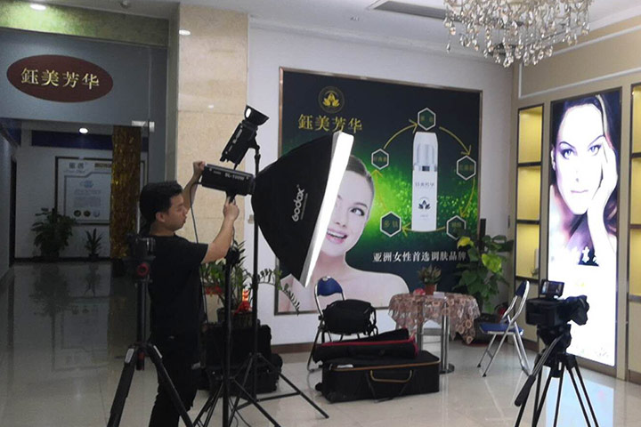钰美芳华护肤品宣传片拍摄花絮