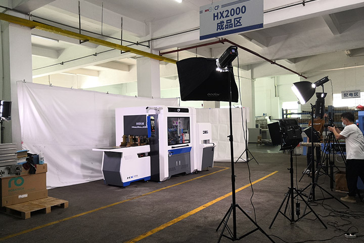 浩信过胶机生产工艺流程片拍摄花絮