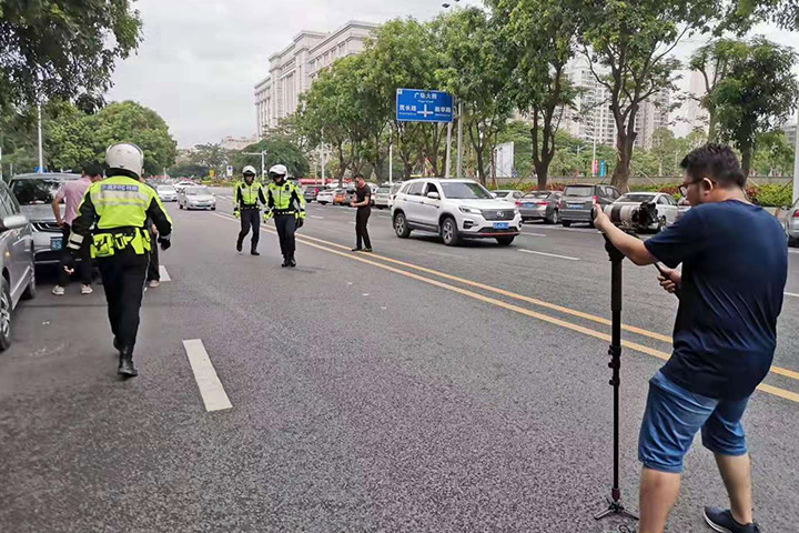 大岭山公安局形象片拍摄花絮