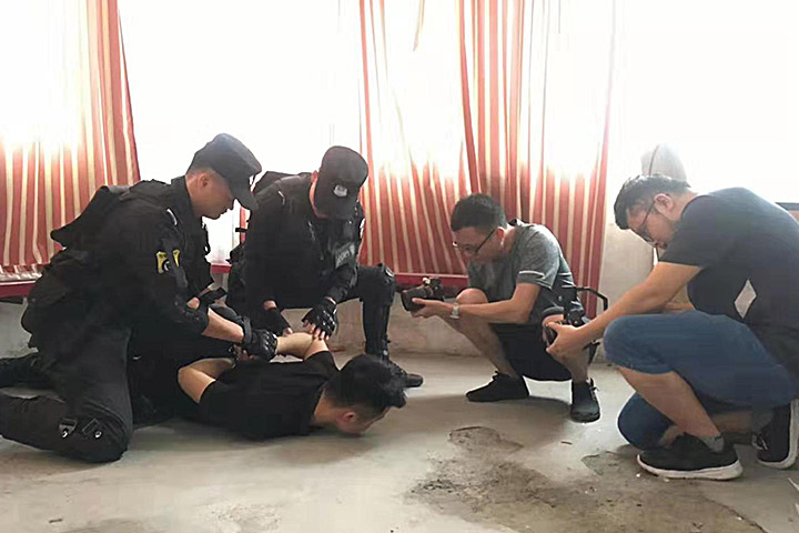 大岭山公安局形象片拍摄花絮