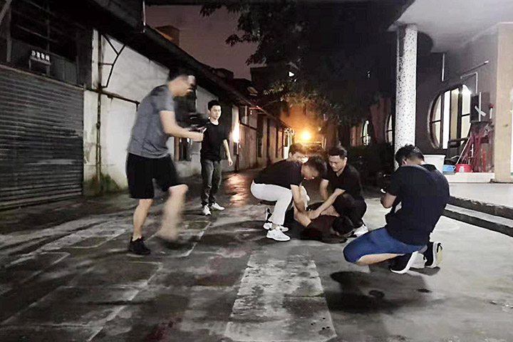 大岭山公安局形象片拍摄花絮