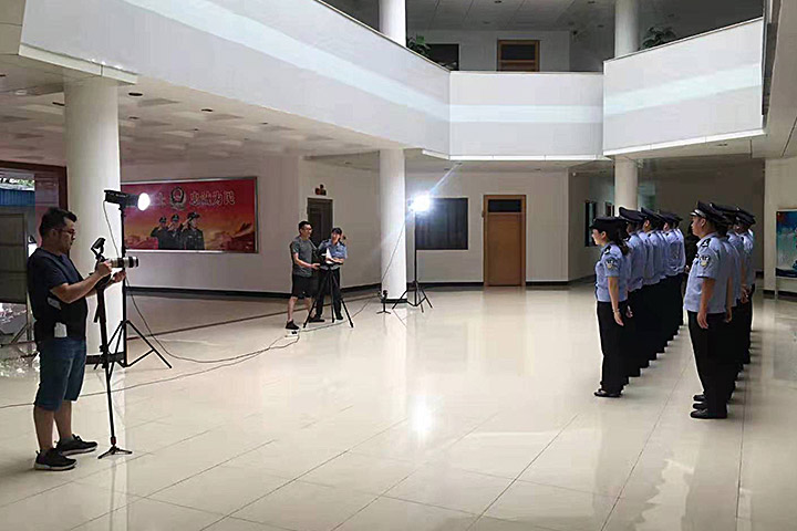 大岭山公安局形象片拍摄花絮