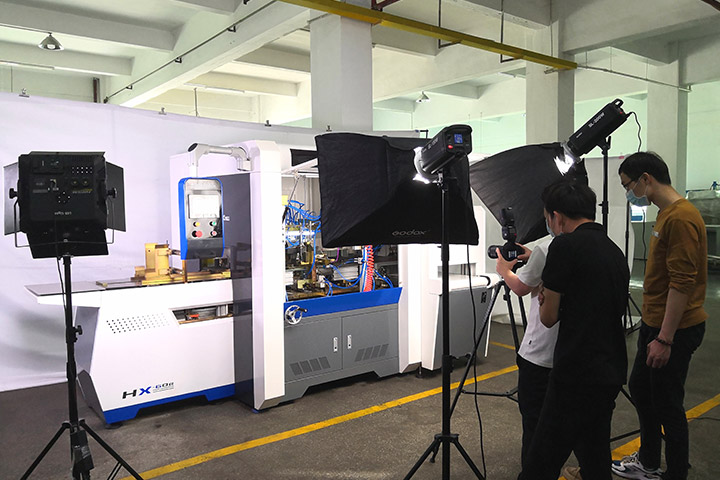 浩信过胶机生产工艺流程片拍摄花絮