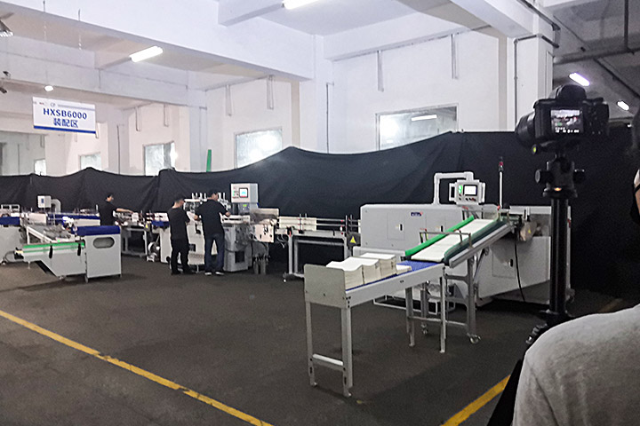 浩信过胶机生产工艺流程片拍摄花絮