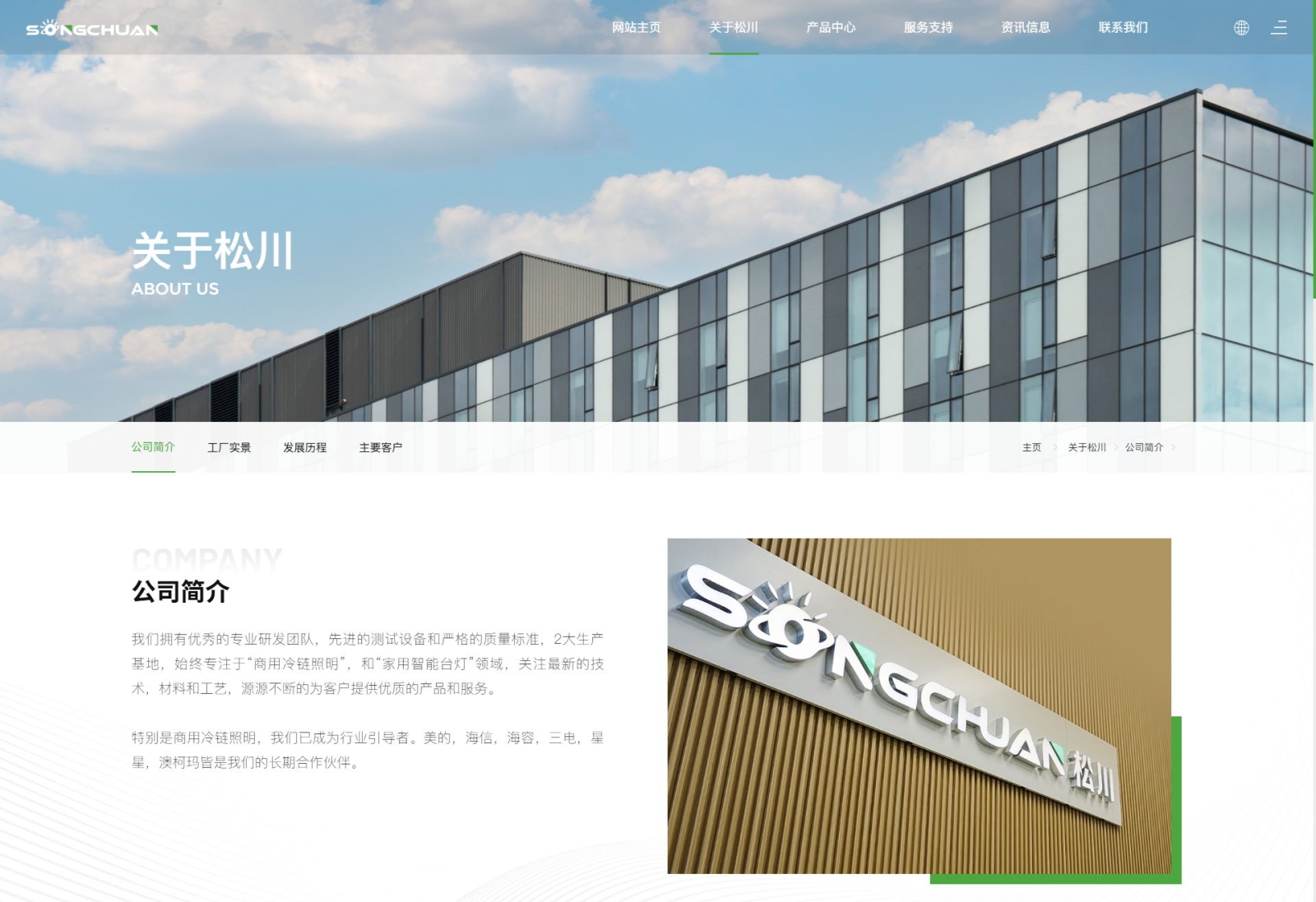 湖北松川光电官网设计